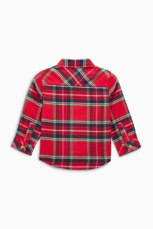 Red Tartan Check Shirt (3mths-6yrs)